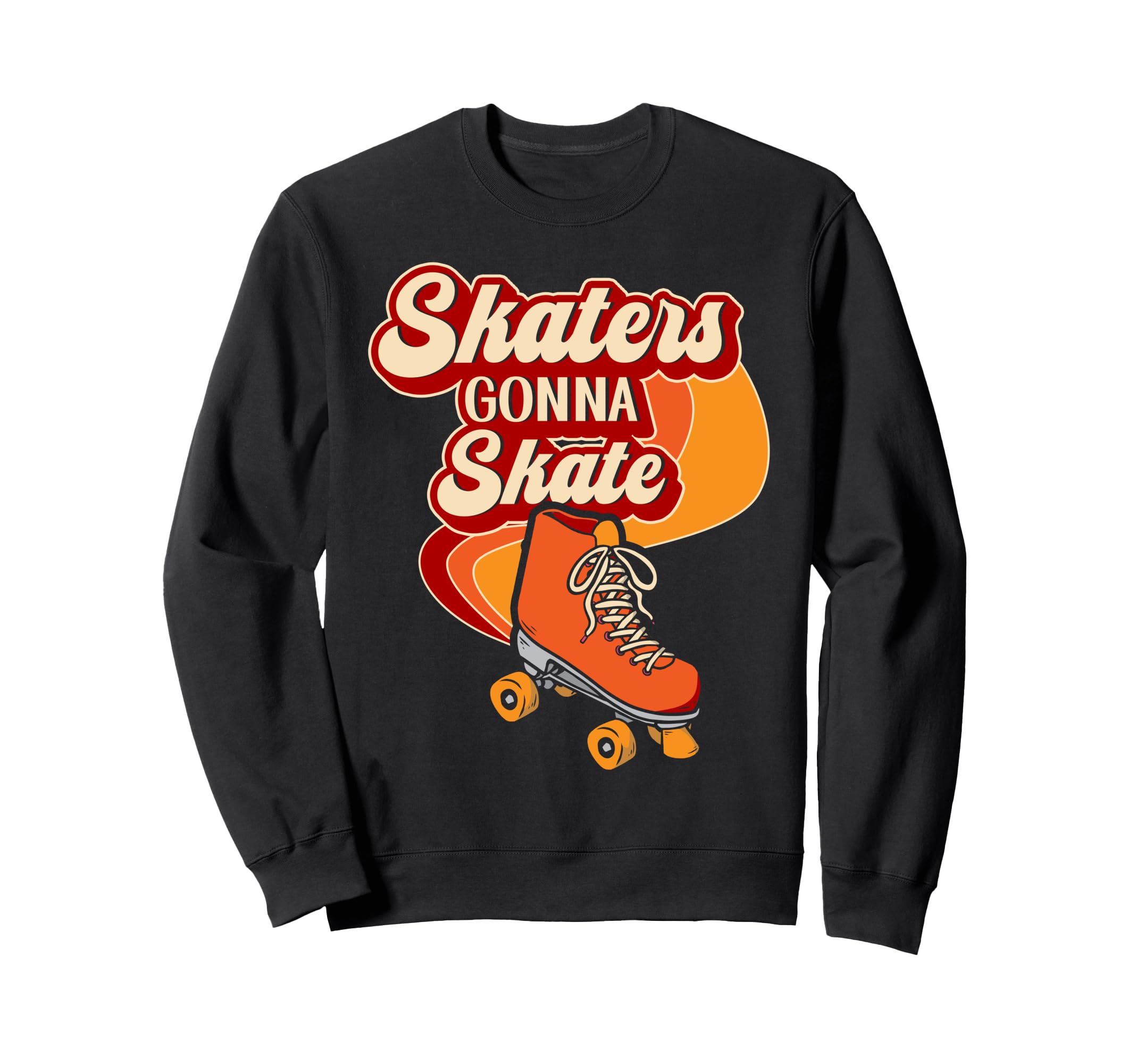 Roller Skating Skate 1970S Skaters Sweatshirt - Minimalist Print Men Women - T-Shirt, Sweatshirt, Hoodie