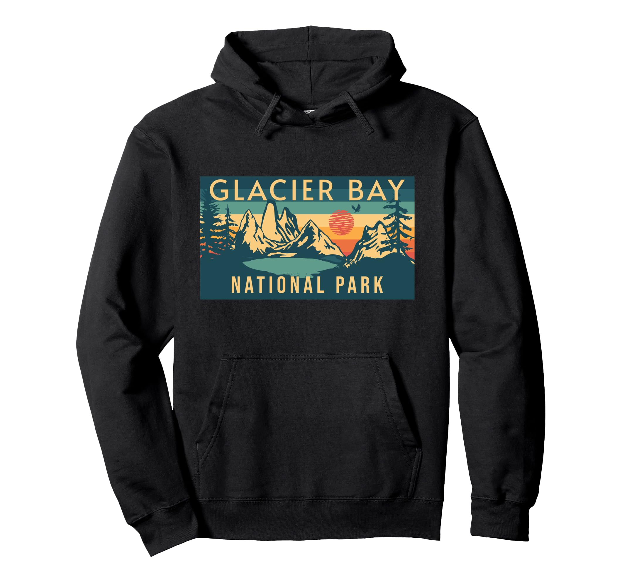 Glacier Bay National Park Alaska Usa T-Shirt - Trendy Graphic Unisex - T-Shirt, Sweatshirt, Hoodie