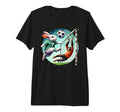 Bunny Kicks Soccer Ball Past Chimp T-Shirt - Aesthetic Graphic for Adults - T-Shirt, Sweatshirt, Hoodie