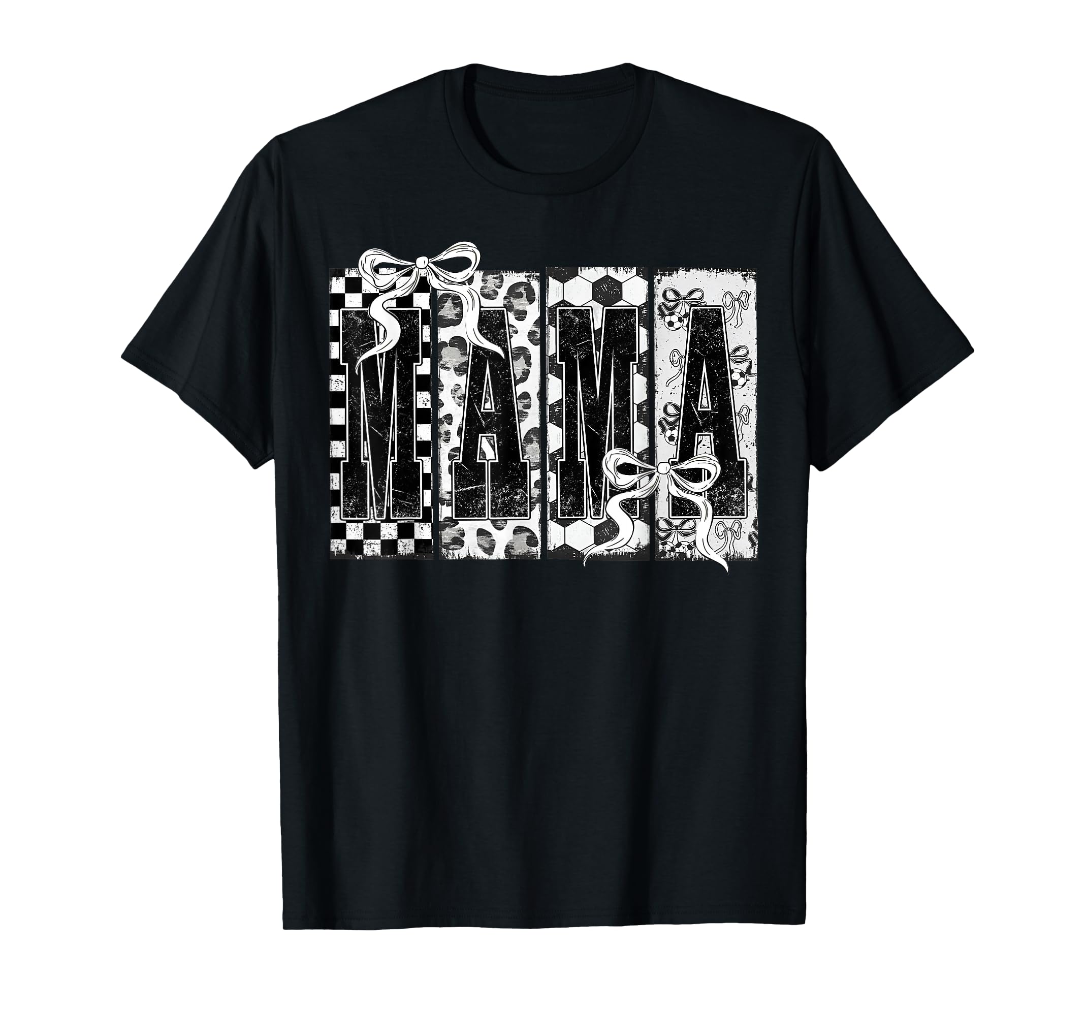 Coquette Bow Soccer Mama Soccer Mom T-Shirt - Unique Graphic Unisex - T-Shirt, Sweatshirt, Hoodie