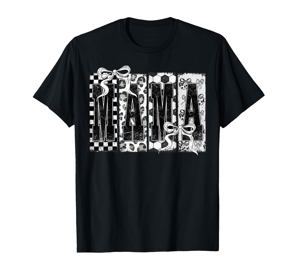 Coquette Bow Soccer Mama Soccer Mom T-Shirt - Custom Art Print Men Women - T-Shirt, Sweatshirt, Hoodie