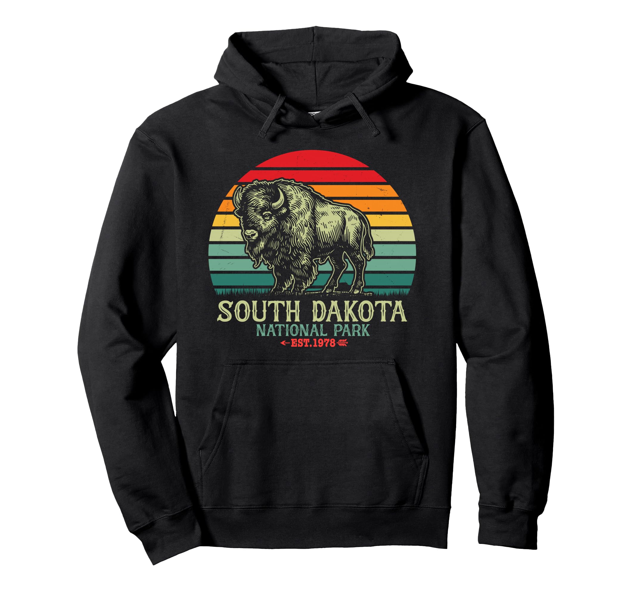 Badlands South Dakota National Park Hoodie - Aesthetic Graphic Men Women - T-Shirt, Sweatshirt, Hoodie