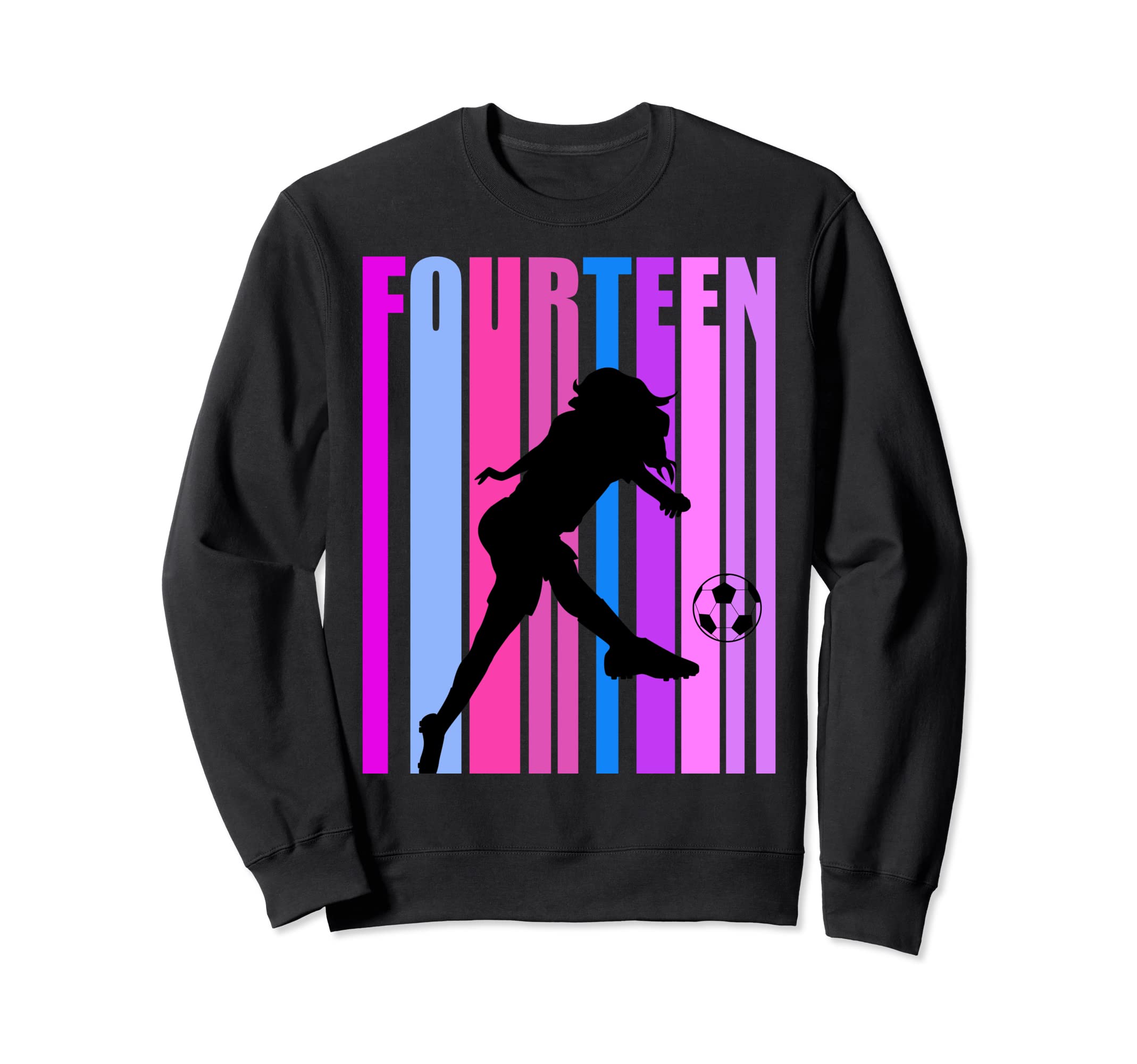 14Th Soccer Birthday Goals Score Sweatshirt - Trendy Graphic Men Women - T-Shirt, Sweatshirt, Hoodie