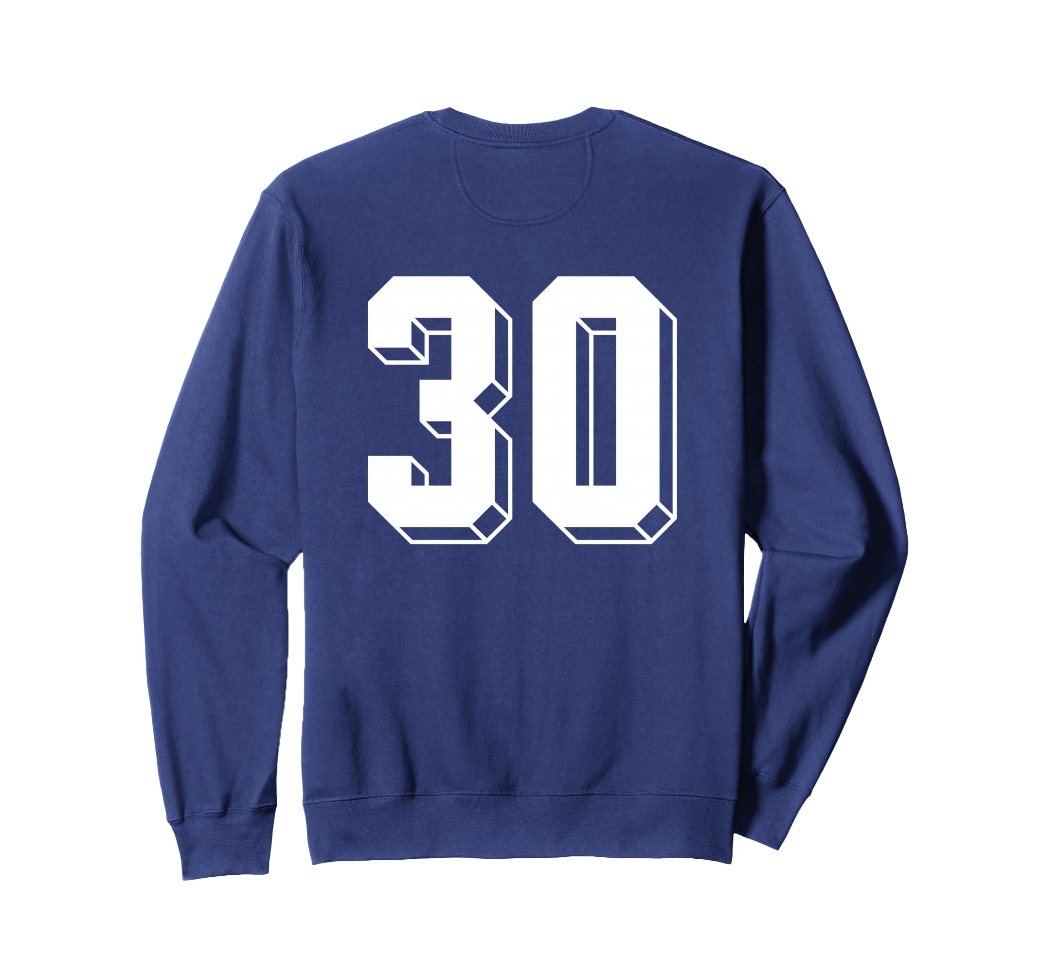 Number 30 Backside 80S 90S Sweatshirt - Casual Everyday Wear Men Women - T-Shirt, Sweatshirt, Hoodie