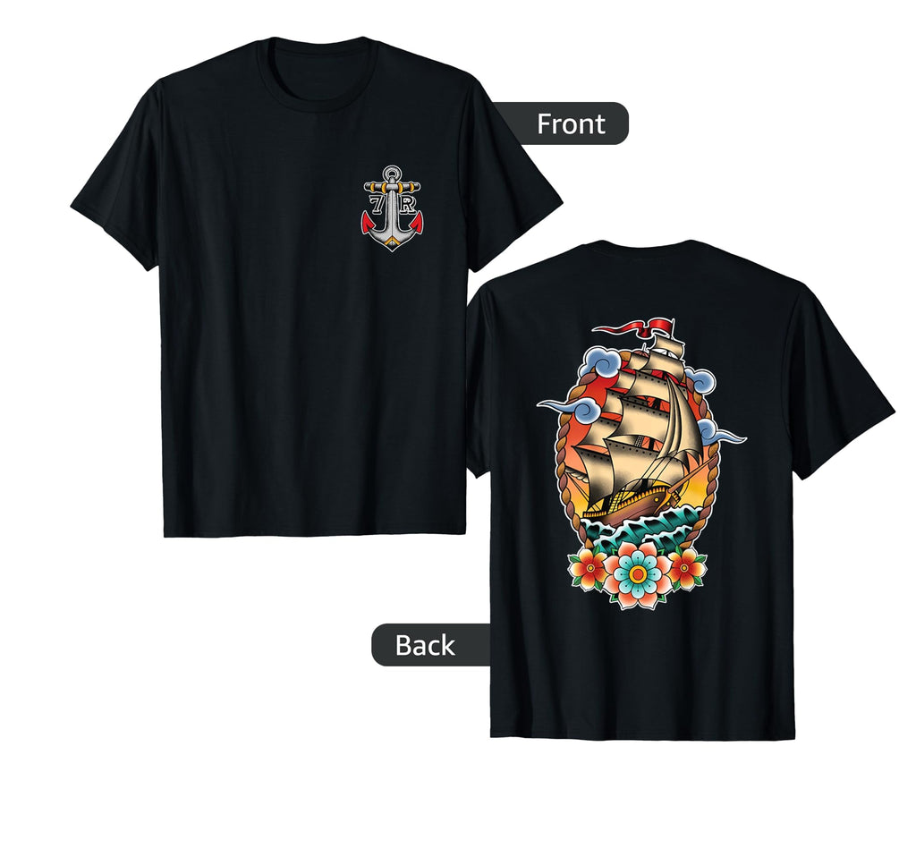 Old School American Traditional Tattoo T-Shirt - Fun Novelty Design Unisex - T-Shirt, Sweatshirt, Hoodie