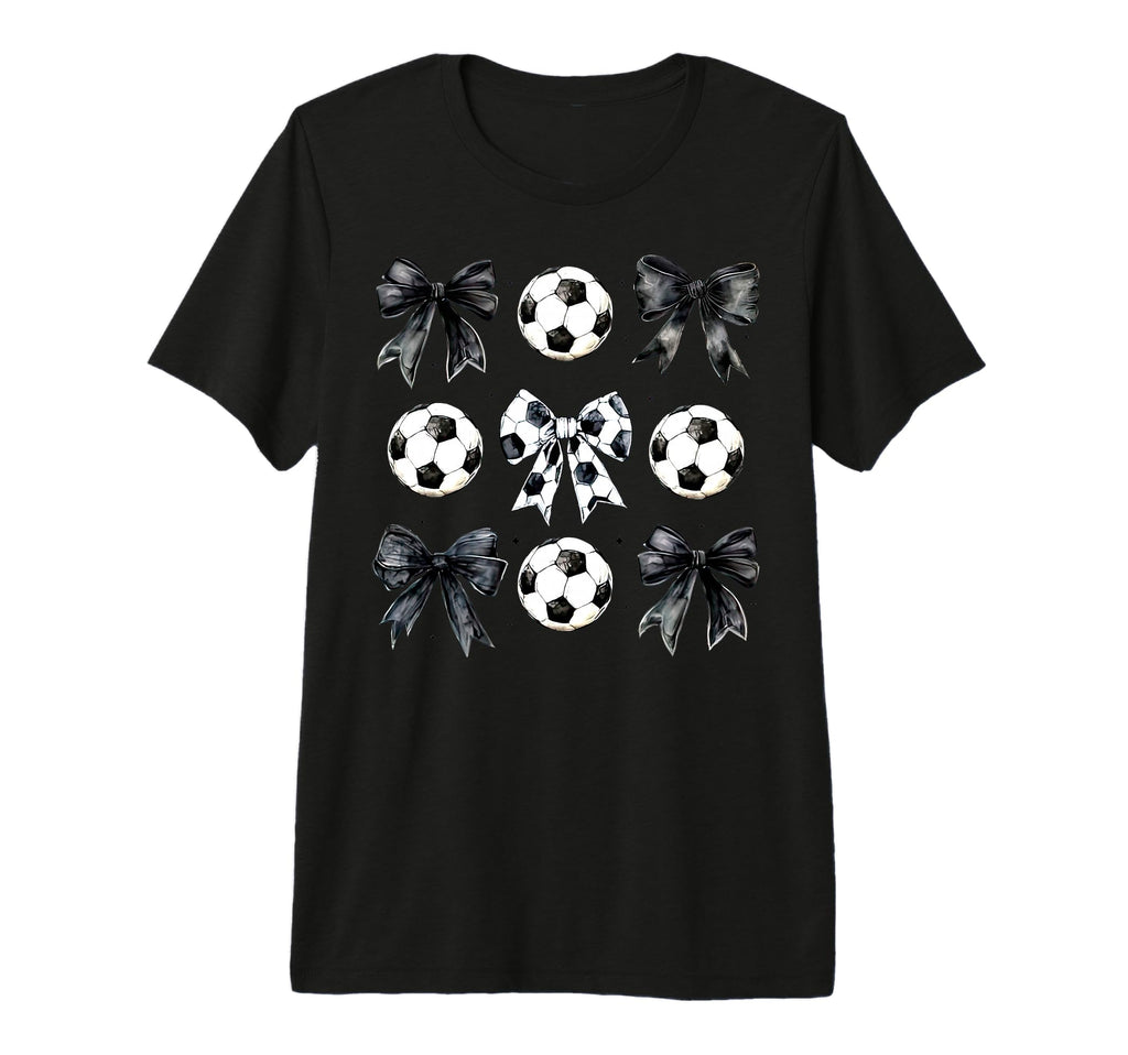 Soccer Bow Game Day Mama Soccer T-Shirt - Unique Graphic for Adults - T-Shirt, Sweatshirt, Hoodie