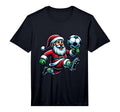 Soccer Santa Holiday Soccer Player T-Shirt - Casual Everyday Wear Unisex - T-Shirt, Sweatshirt, Hoodie