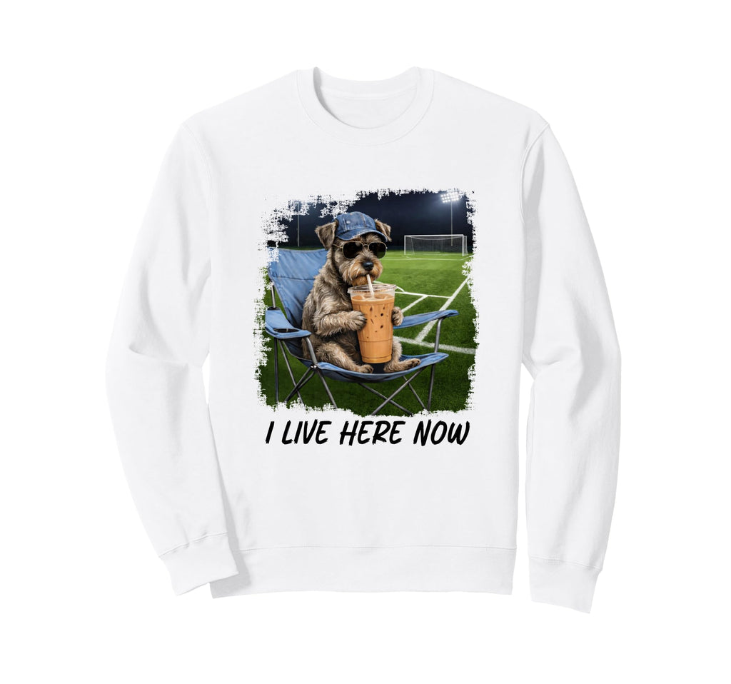 Soccer Dad I Live Here Now Soccer Mom Sweatshirt - Graphic Print Unisex - T-Shirt, Sweatshirt, Hoodie
