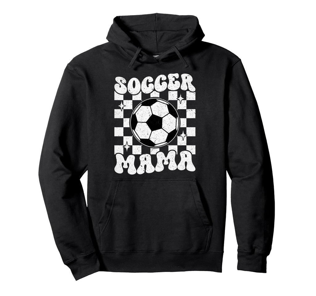Soccer Mama Mother Mommy Ball Play Sports Hoodie - Minimalist Print Unisex - T-Shirt, Sweatshirt, Hoodie