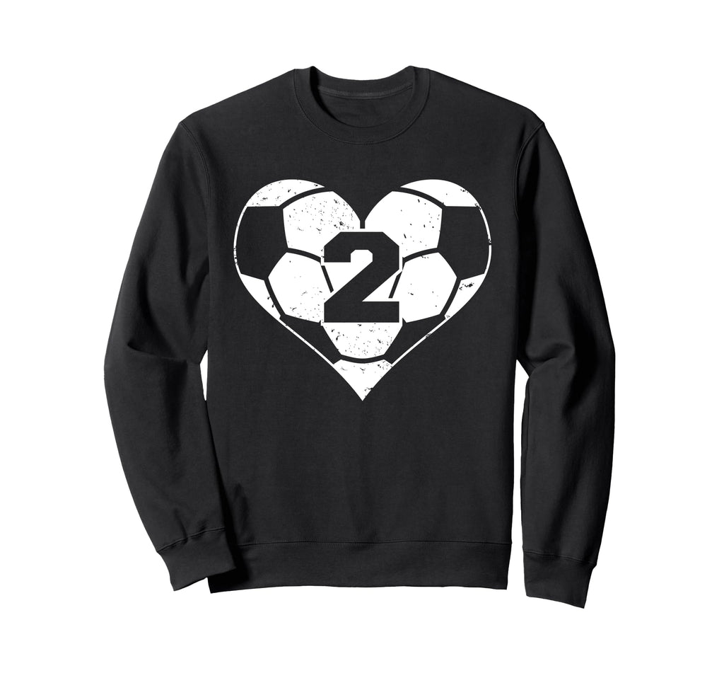 Soccer Number 2 Jersey Funny Soccer Sweatshirt - Unique Graphic for Adults - T-Shirt, Sweatshirt, Hoodie