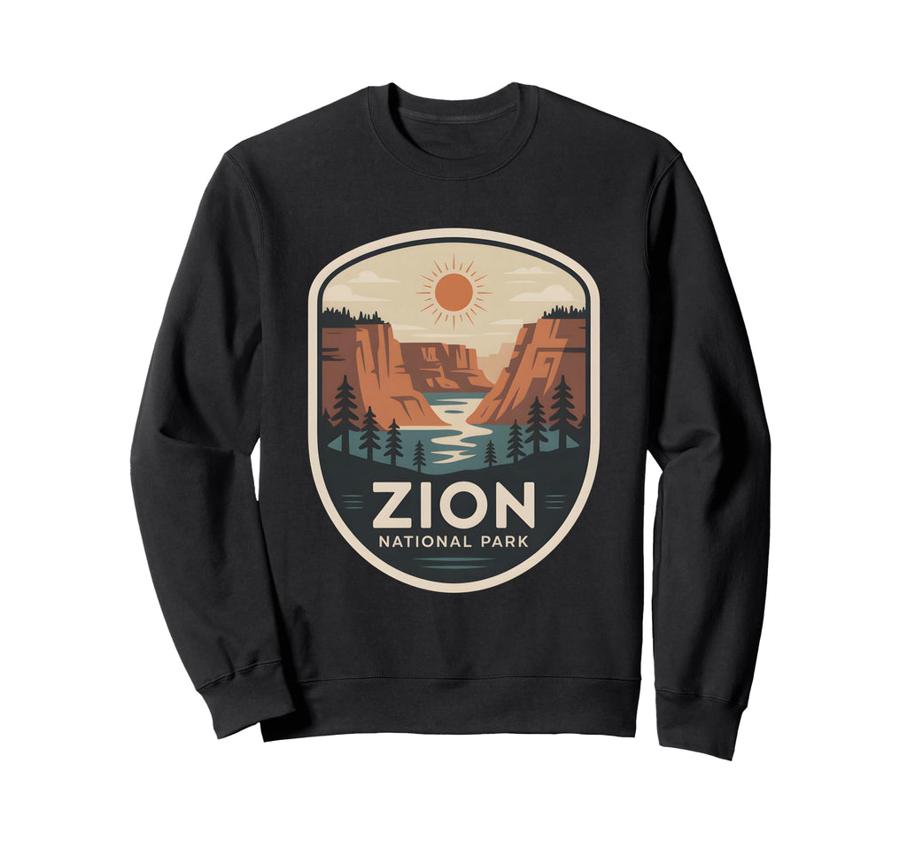 Zion National Park Canyon Sunset Sweatshirt - Streetwear Style for Adults - T-Shirt, Sweatshirt, Hoodie
