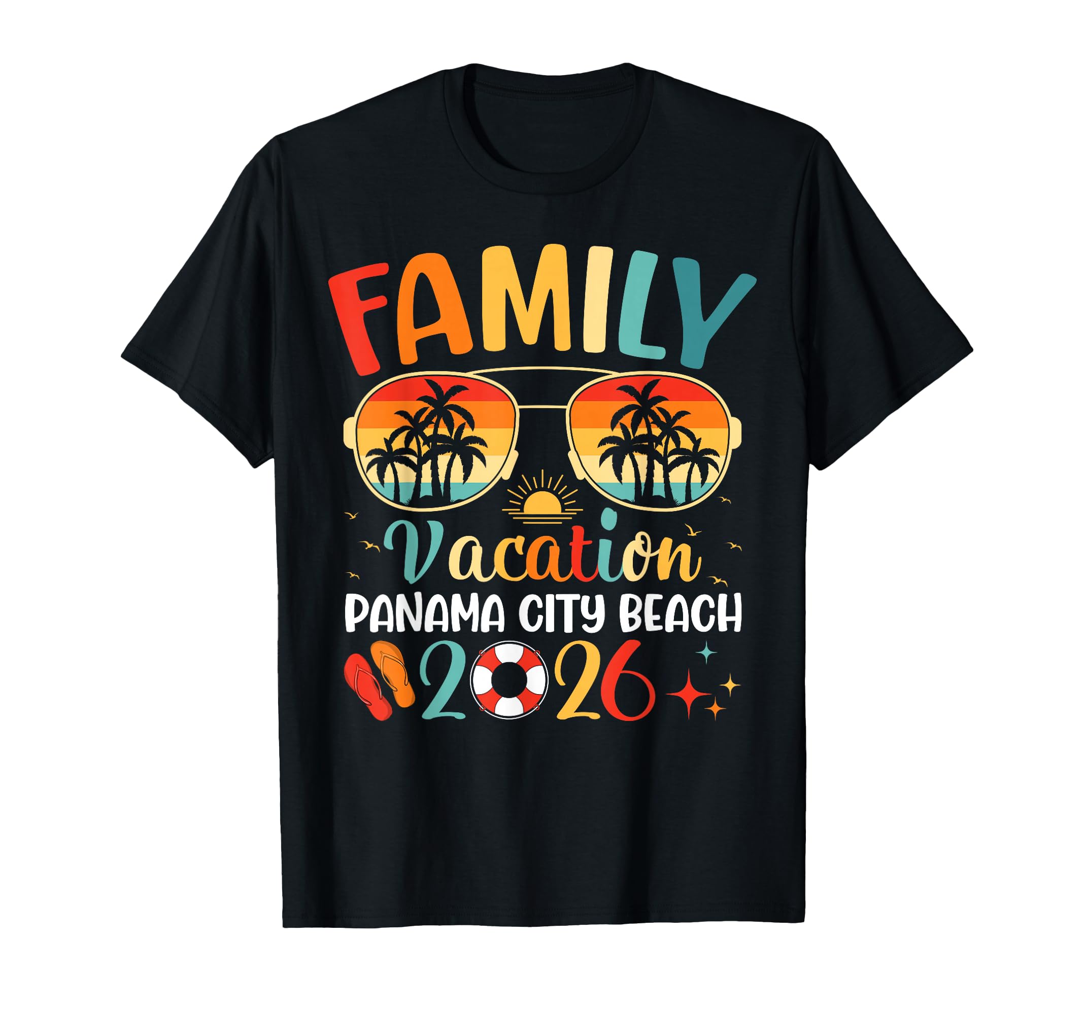 Family Vacation 2026 Matching Florida T-Shirt - Novelty Apparel for Adults - T-Shirt, Sweatshirt, Hoodie