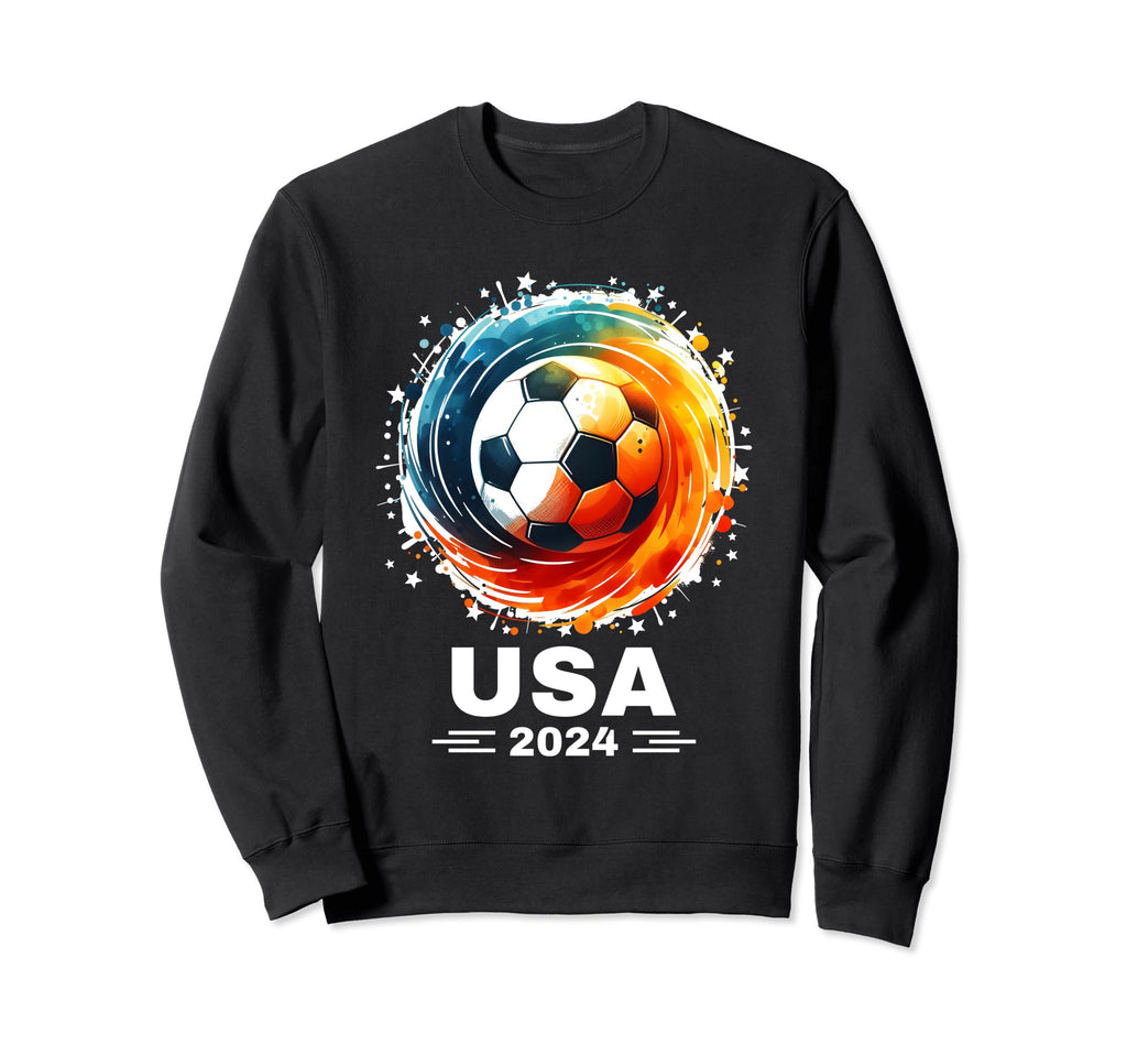 American Flag Soccer Womens Soccer Sweatshirt - Minimalist Print Men Women - T-Shirt, Sweatshirt, Hoodie