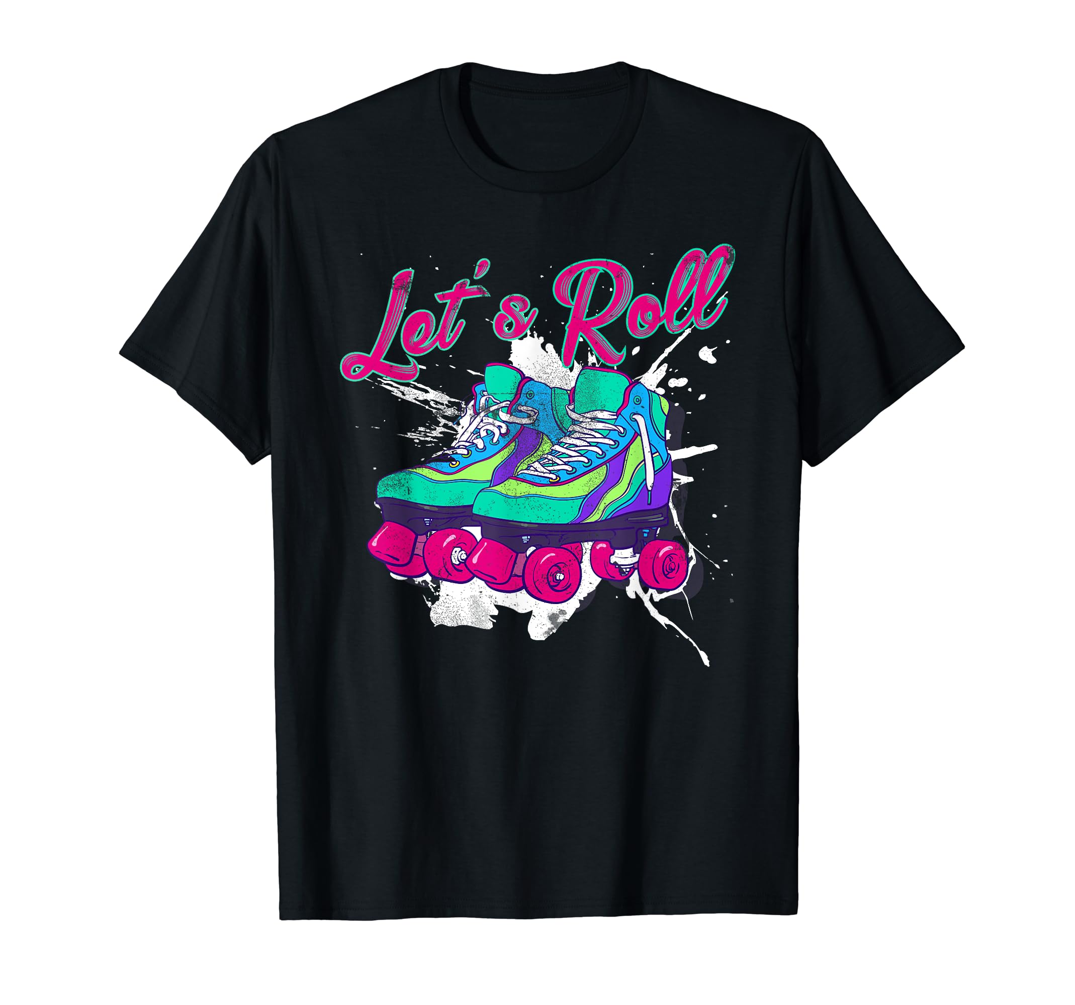 Lets Roll Roller Skating Derby T-Shirt - Minimalist Print for Adults - T-Shirt, Sweatshirt, Hoodie