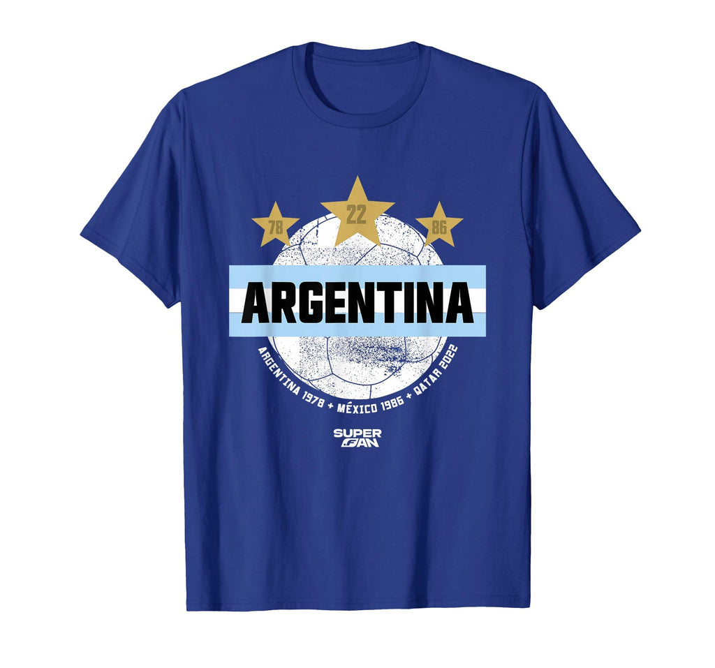 Superfan Argentina Champions T-Shirt - Casual Everyday Wear Men Women - T-Shirt, Sweatshirt, Hoodie