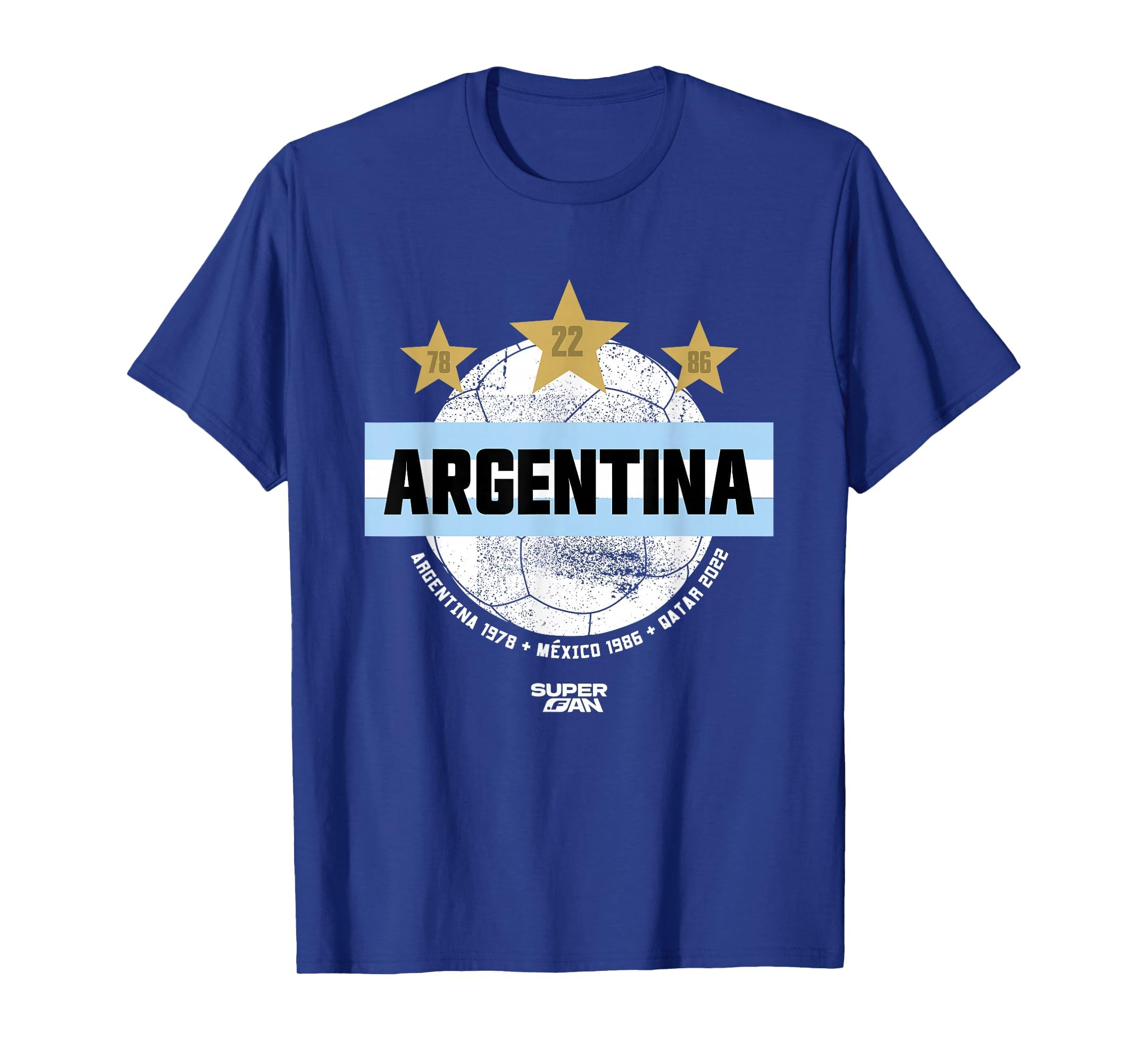 Superfan Argentina Champions T-Shirt - Casual Everyday Wear Men Women - T-Shirt, Sweatshirt, Hoodie