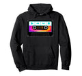 80S Music Cassette Tape Hoodie - Aesthetic Graphic Men Women - T-Shirt, Sweatshirt, Hoodie