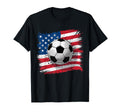 Patriotic Soccer 4Th July Usa T-Shirt - Fun Novelty Design for Adults - T-Shirt, Sweatshirt, Hoodie
