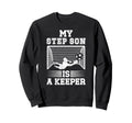 Soccer Keeper Step Dad Soccer Goalie Sweatshirt - Minimalist Print Unisex - T-Shirt, Sweatshirt, Hoodie