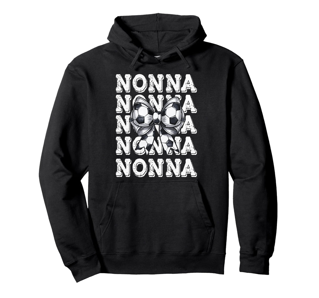 Coquette Soccer Nonna Matching Family Hoodie - Trendy Graphic for Adults - T-Shirt, Sweatshirt, Hoodie