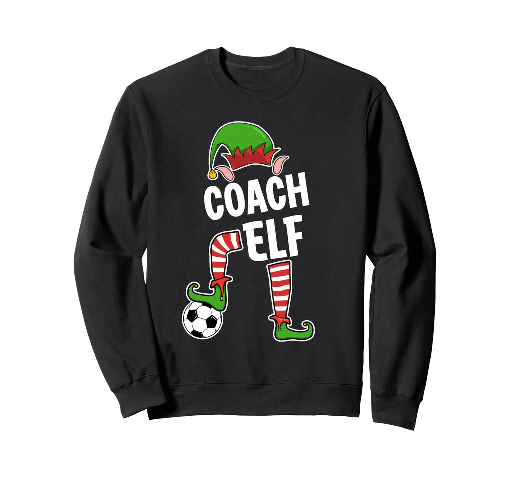 Soccer Elf Soccer Coaches Elf Sweatshirt - Novelty Apparel Men Women - T-Shirt, Sweatshirt, Hoodie