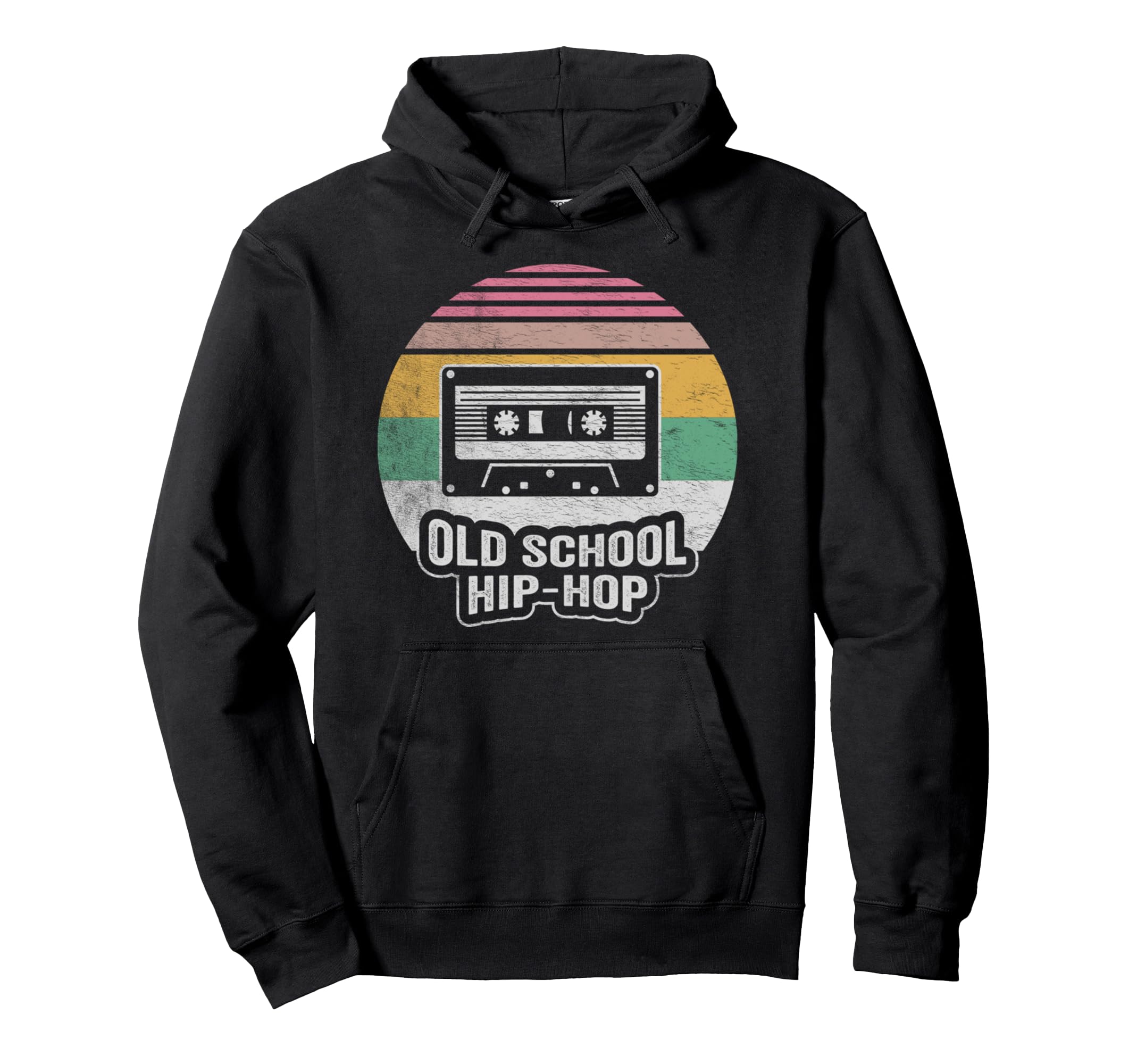 Old School Hip Hop Cassette Tape Hoodie - Streetwear Style for Adults - T-Shirt, Sweatshirt, Hoodie