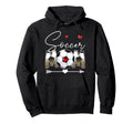 Funny Soccer Mom Leopard Soccer Mama Hoodie - Custom Art Print Unisex - T-Shirt, Sweatshirt, Hoodie