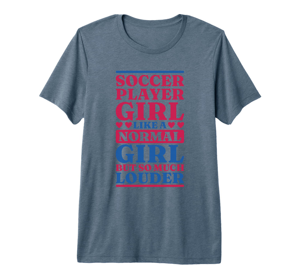 Soccer Players Designs Soccer Lover Tri T-Shirt - Aesthetic Graphic Unisex - T-Shirt, Sweatshirt, Hoodie