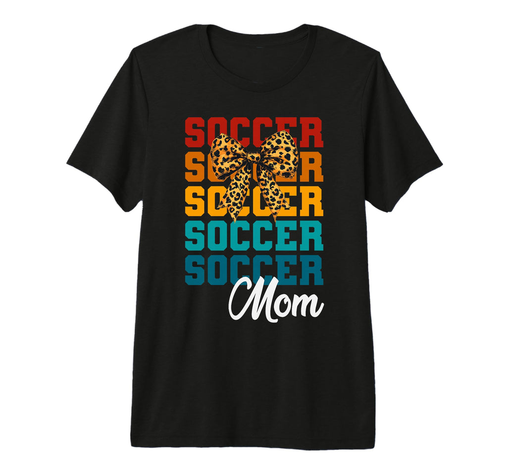 Coquette Bow Soccer Mom Soccer Lovers T-Shirt - Trendy Graphic Unisex - T-Shirt, Sweatshirt, Hoodie