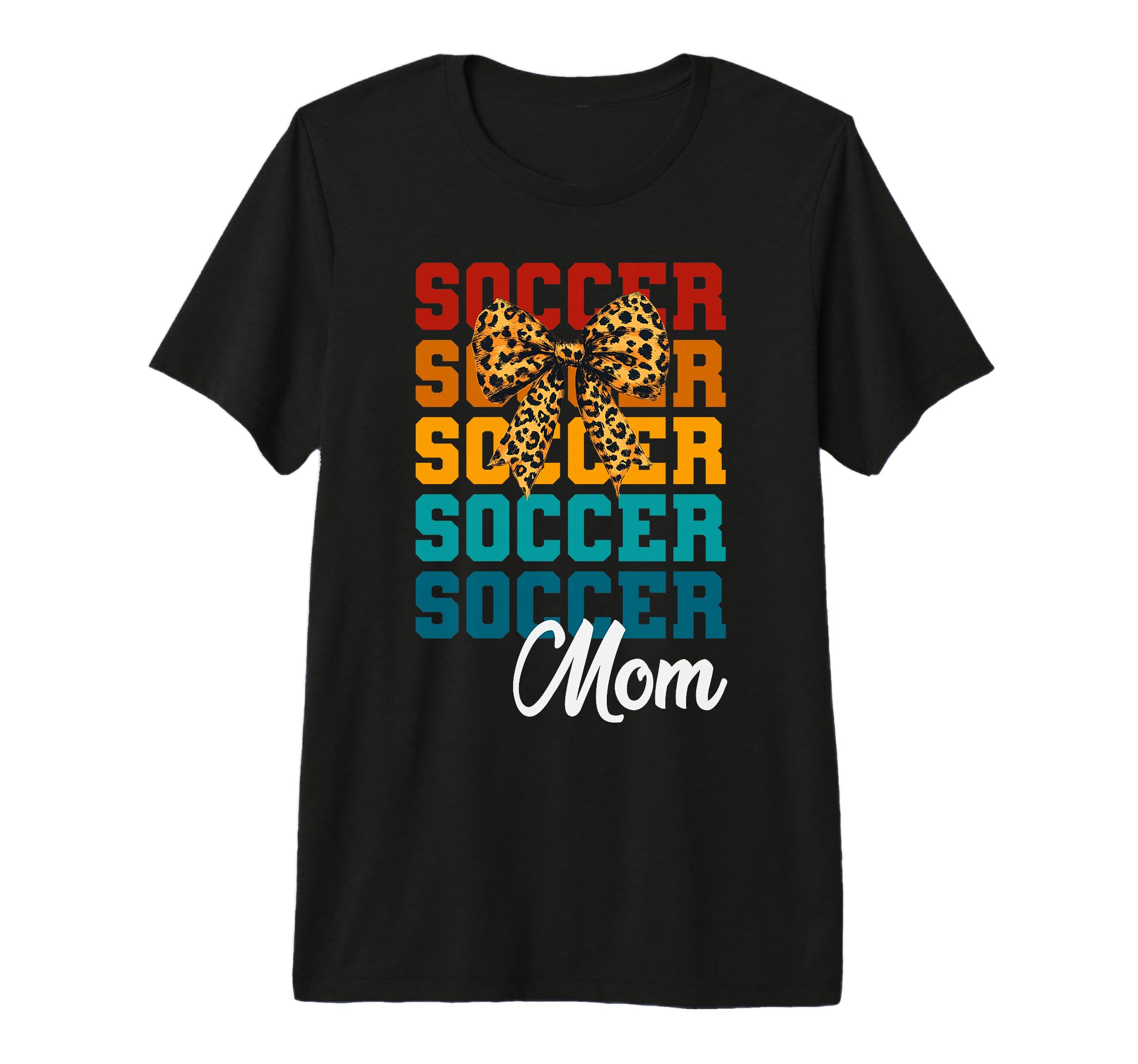 Coquette Bow Soccer Mom Soccer Lovers T-Shirt - Trendy Graphic Unisex - T-Shirt, Sweatshirt, Hoodie