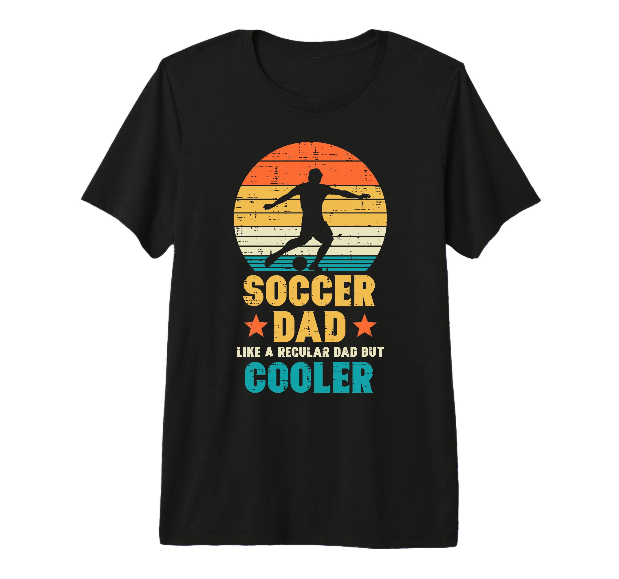 Soccer Dad Cooler Sunset Football Sport T-Shirt - Graphic Print Men Women - T-Shirt, Sweatshirt, Hoodie