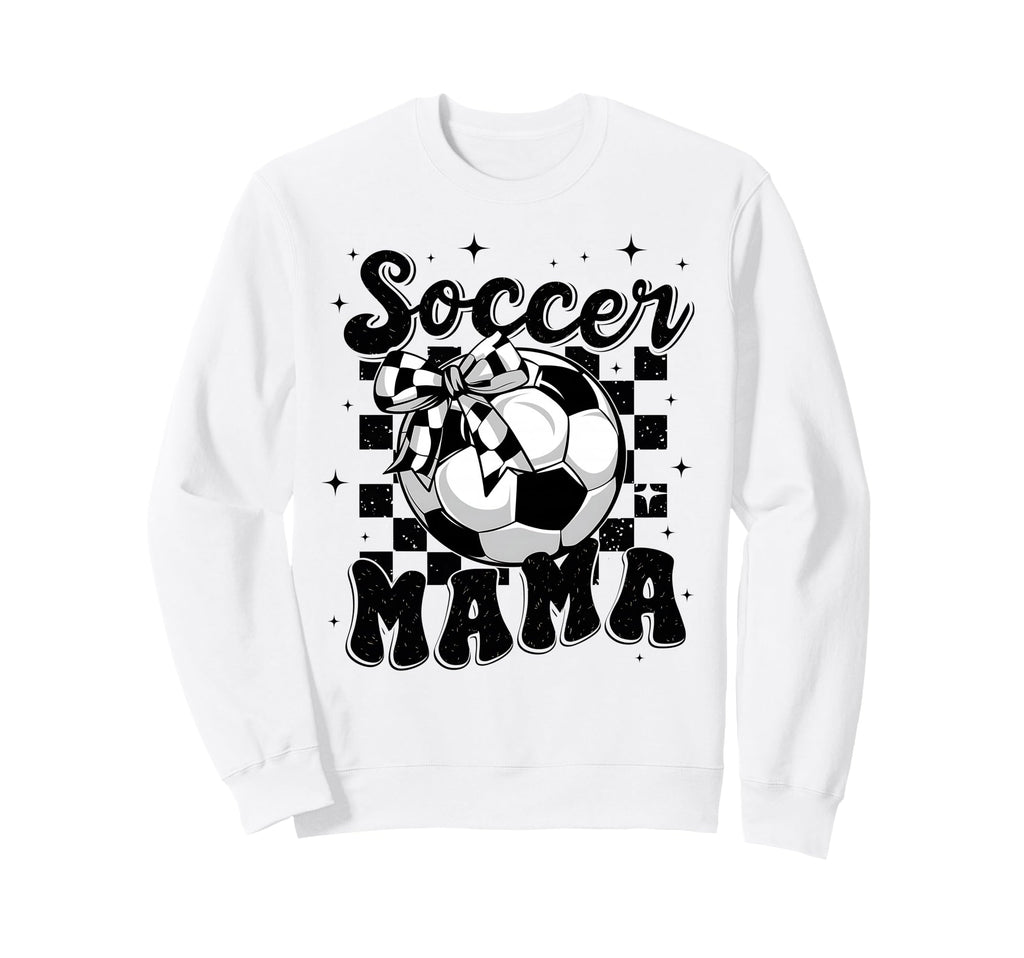 Soccer Mama Mother Mommy Preppy Sweatshirt - Trendy Graphic Men Women - T-Shirt, Sweatshirt, Hoodie