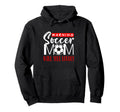 Warning Soccer Mom Will Yell Loudly Hoodie - Aesthetic Graphic Unisex - T-Shirt, Sweatshirt, Hoodie