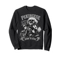 Pekingese Motorbike Love Footbal Sweatshirt - Fun Novelty Design Unisex - T-Shirt, Sweatshirt, Hoodie