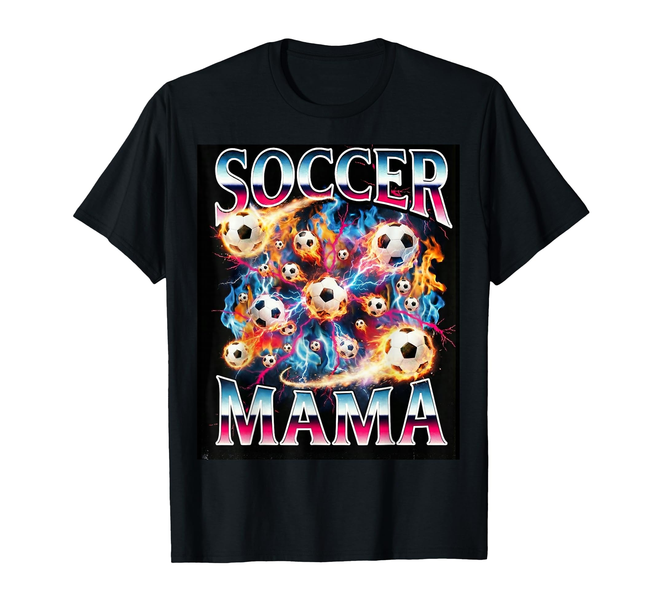 Soccer Mama 90S Bootleg Womens Soccer Mom T-Shirt - Graphic Print Men Women - T-Shirt, Sweatshirt, Hoodie