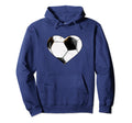 Soccer Ball Heart Love Goalie Hoodie - Aesthetic Graphic Men Women - T-Shirt, Sweatshirt, Hoodie