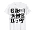 Soccer Game Day Coquette Bow Funny T-Shirt - Graphic Print for Adults - T-Shirt, Sweatshirt, Hoodie
