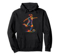 Colorful Funny Soccer Fan Dad Mom Hoodie - Fun Novelty Design for Adults - T-Shirt, Sweatshirt, Hoodie