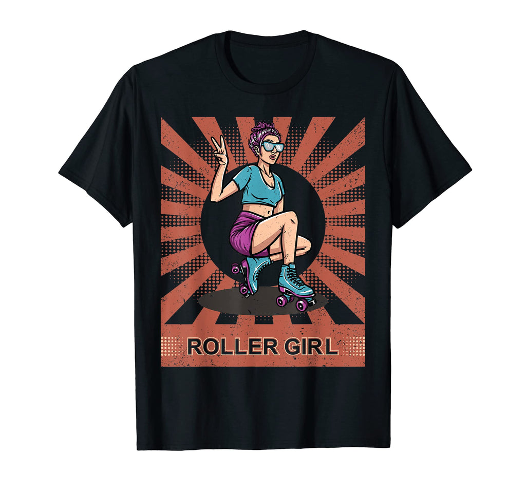 Lets Roll Skater Skating Roller Skate T-Shirt - Unique Graphic for Adults - T-Shirt, Sweatshirt, Hoodie