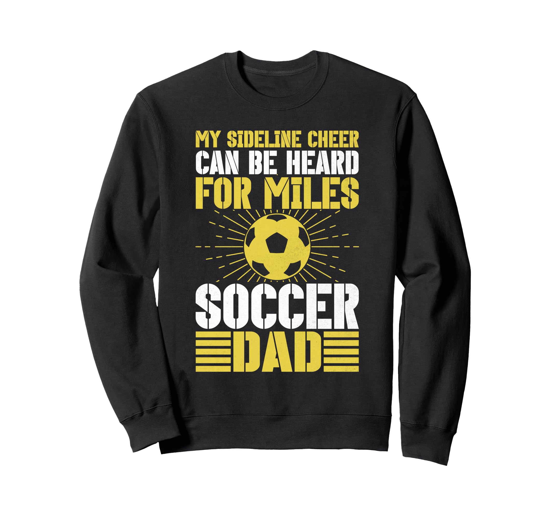 My Sideline Cheer Can Be Heard Sweatshirt - Minimalist Print for Adults - T-Shirt, Sweatshirt, Hoodie