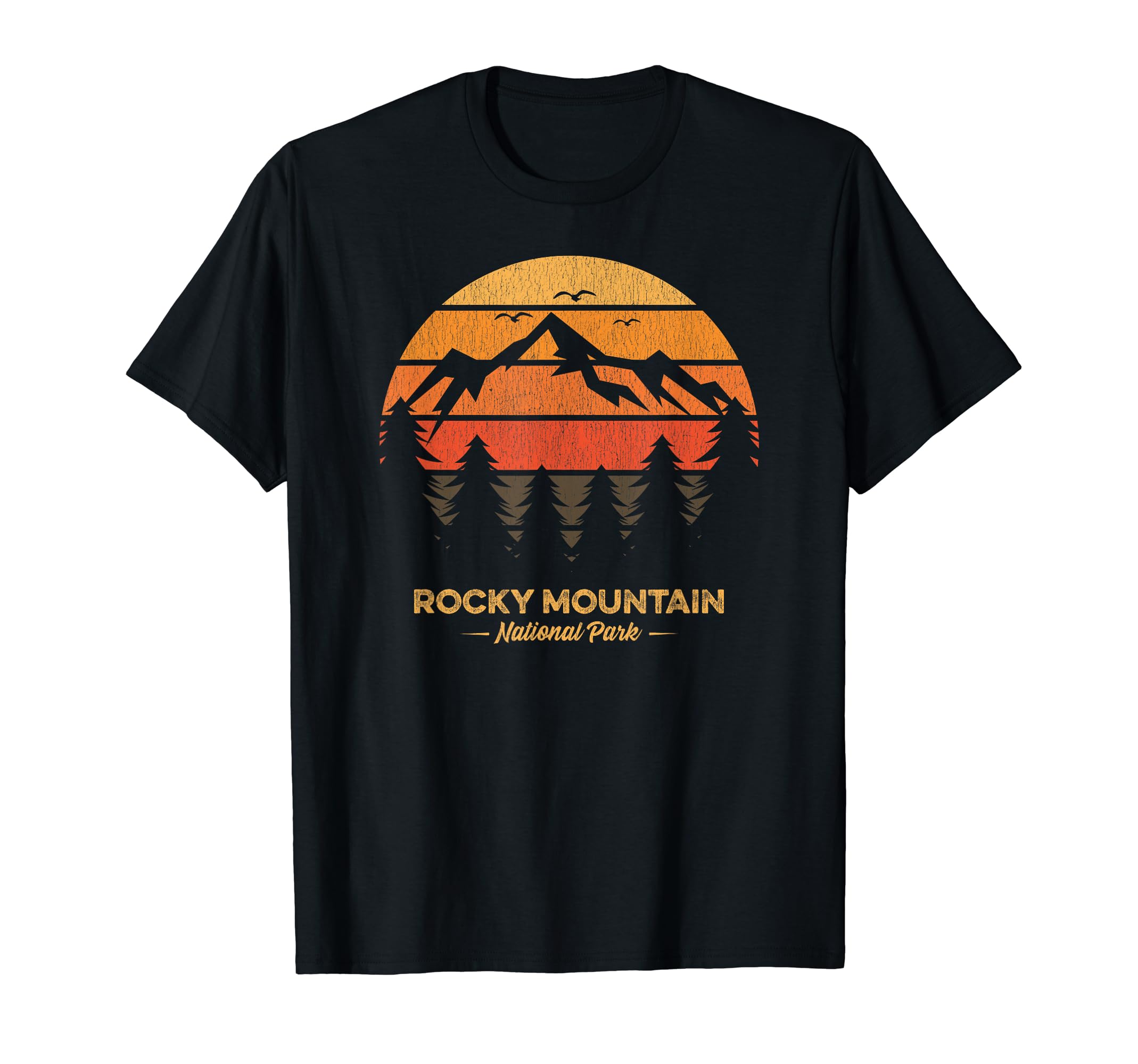 Rocky Mountain National Park Souvenir T-Shirt - Novelty Apparel Men Women - T-Shirt, Sweatshirt, Hoodie