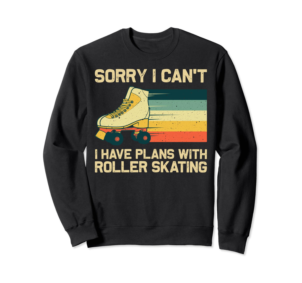 Roller Skating Roller Skate Derby 80S Sweatshirt - Trendy Graphic Unisex - T-Shirt, Sweatshirt, Hoodie