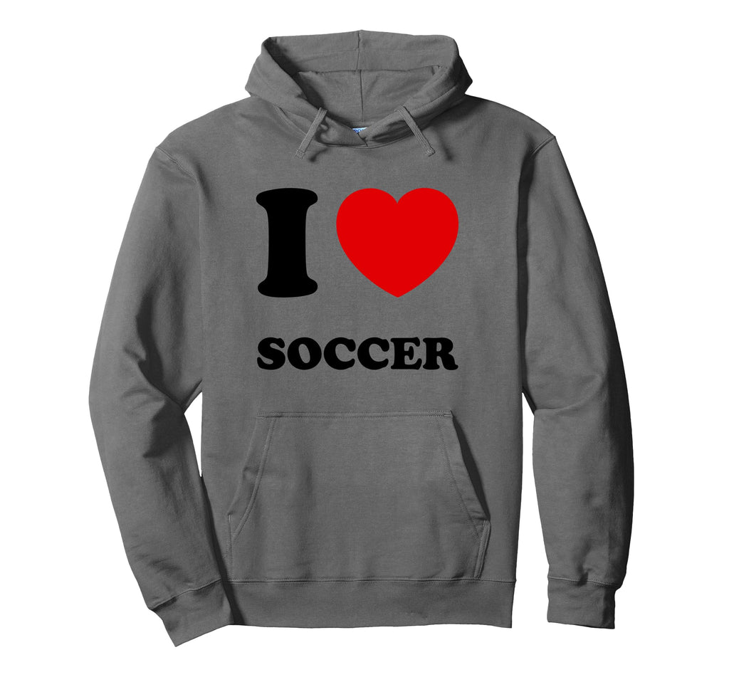 I Love Heart Soccer F Tbol Futbol Hoodie - Graphic Print for Adults - T-Shirt, Sweatshirt, Hoodie