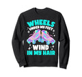 Roller Skate Wheels Under My Feet Sweatshirt - Minimalist Print Unisex - T-Shirt, Sweatshirt, Hoodie
