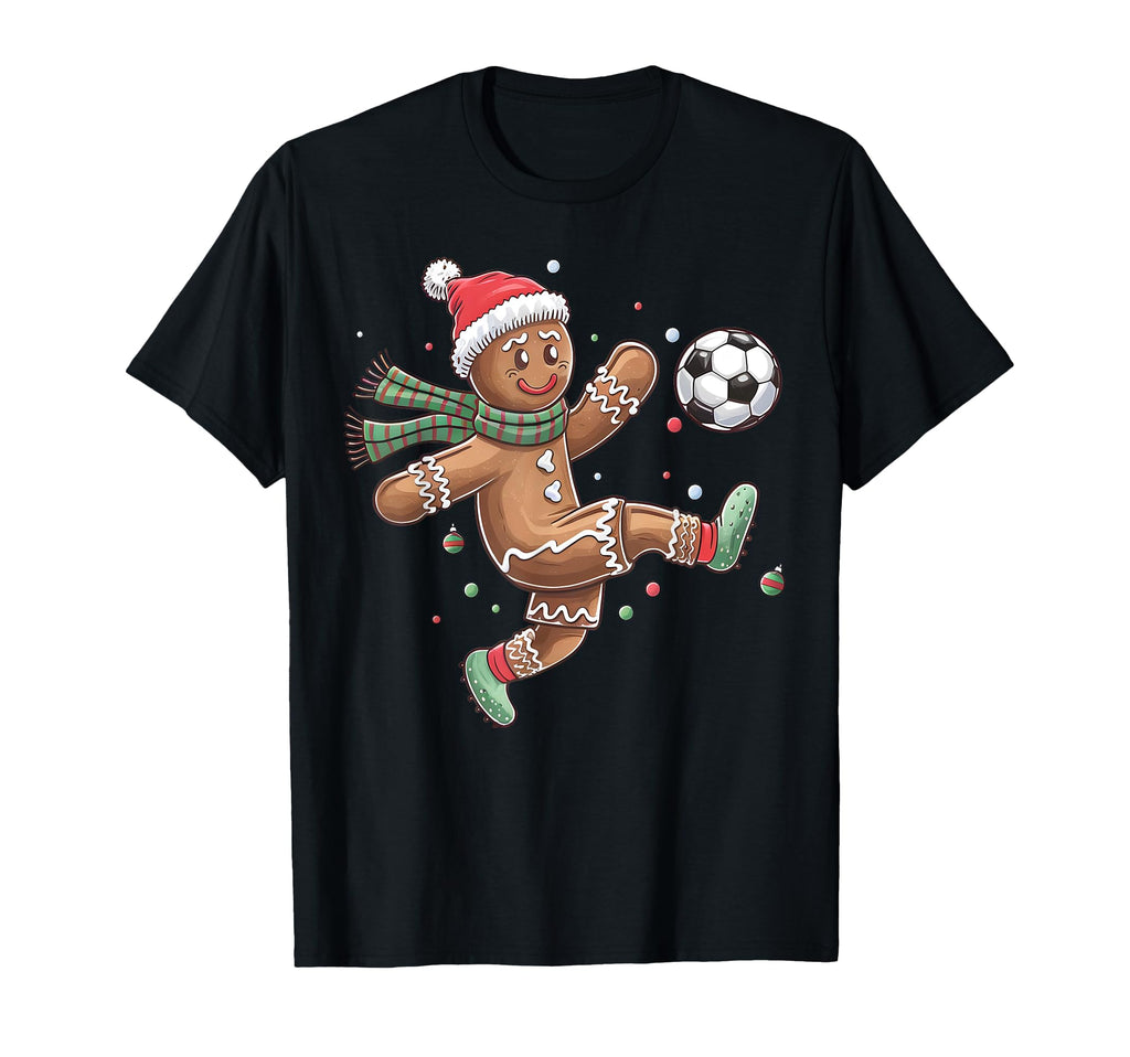 Gingerbread Soccer Player Cookie Game T-Shirt - Fun Novelty Design Unisex - T-Shirt, Sweatshirt, Hoodie