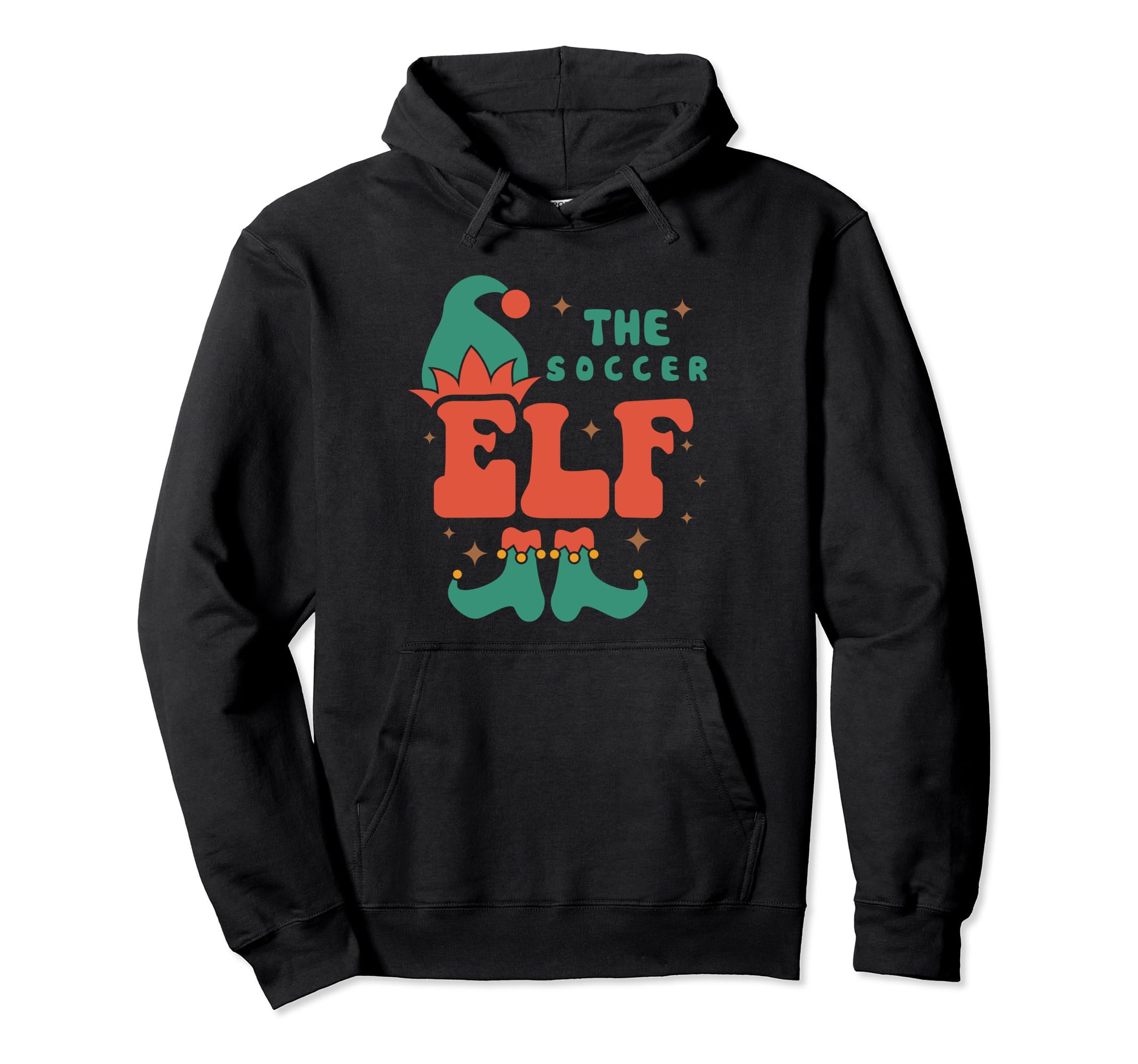 Soccer Elf Family Matching Pjs Funny Hoodie - Novelty Apparel Unisex - T-Shirt, Sweatshirt, Hoodie