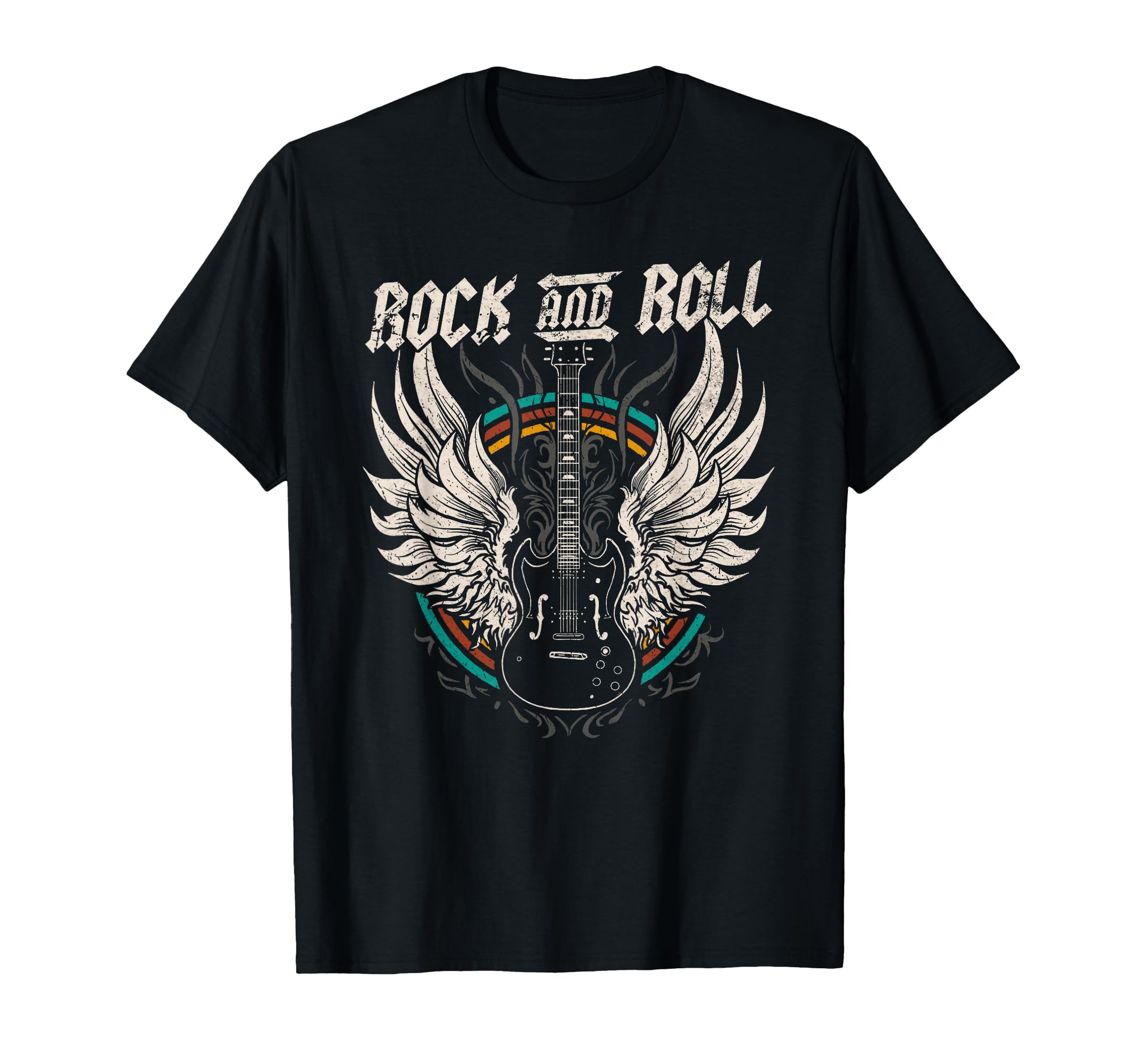 Rock And Roll Guitar Rock Music T-Shirt - Minimalist Print Men Women - T-Shirt, Sweatshirt, Hoodie