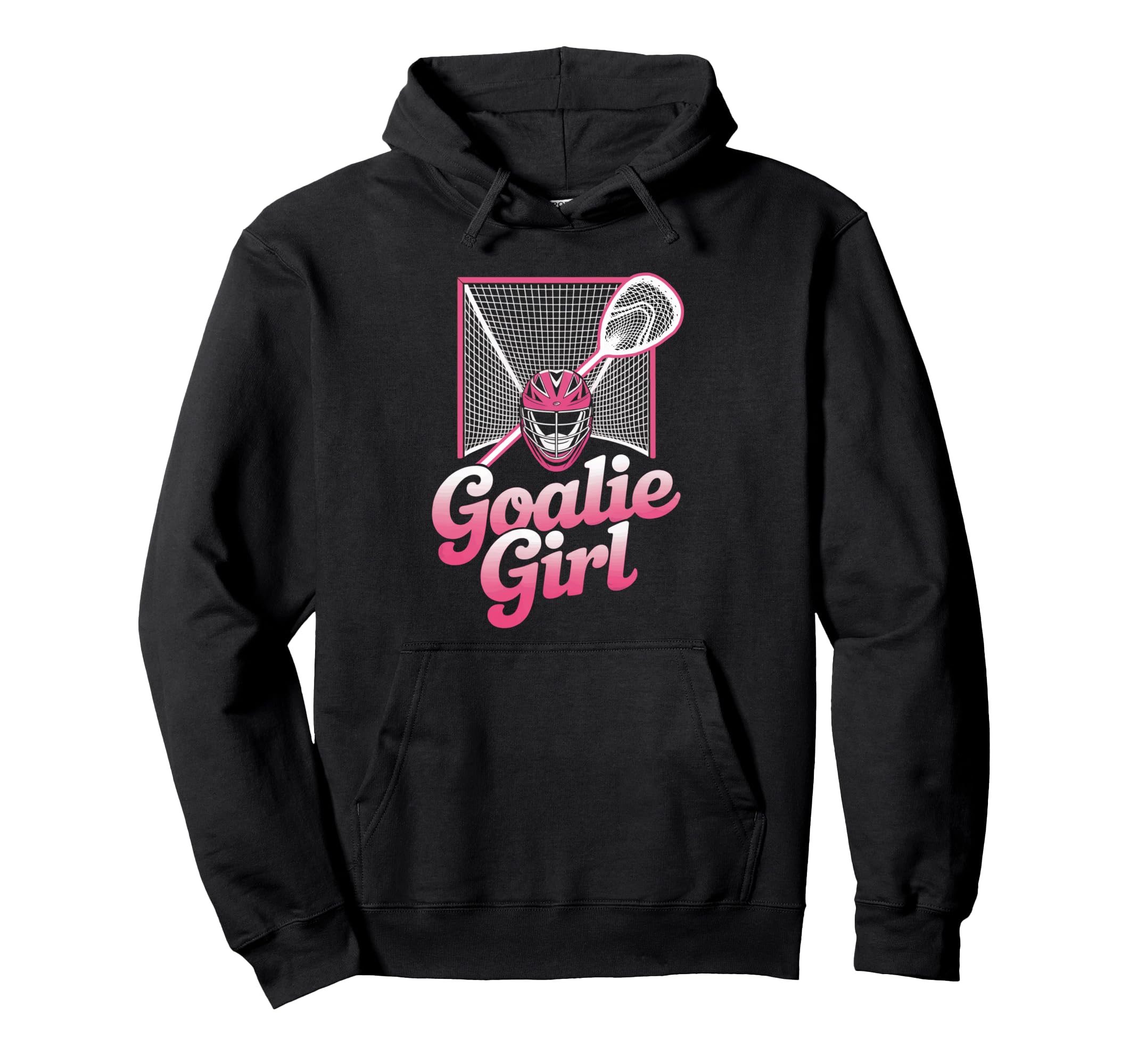 Lax Goalie Sports Team Lacrosse Hoodie - Minimalist Print Unisex - T-Shirt, Sweatshirt, Hoodie