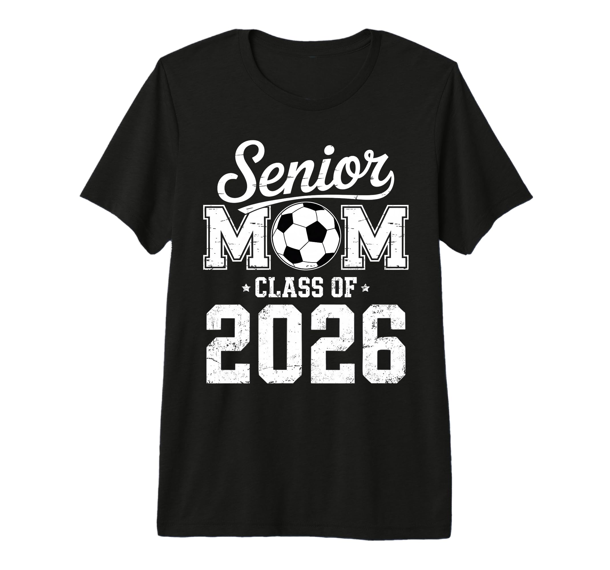 Soccer Senior Mom Class 2026 Tri T-Shirt - Casual Everyday Wear for Adults - T-Shirt, Sweatshirt, Hoodie
