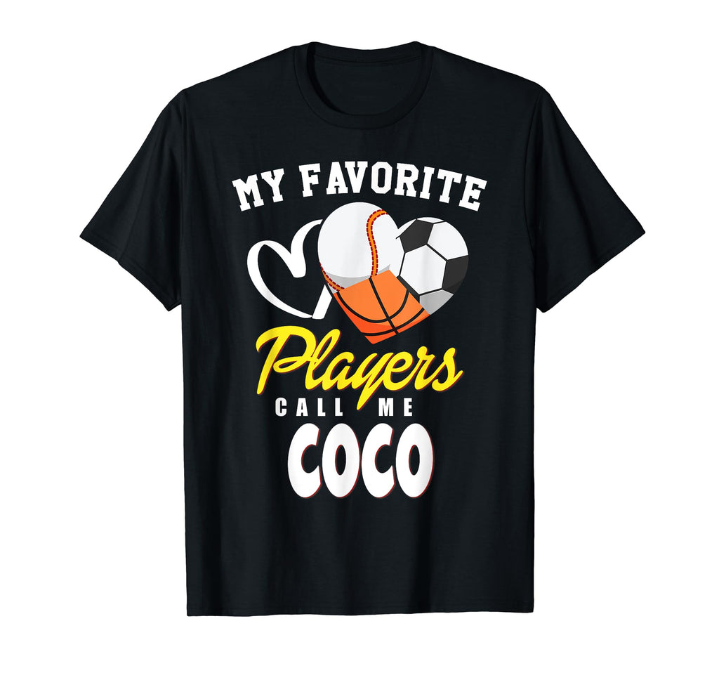 My Favorite Players Baseball Soccer T-Shirt - Novelty Apparel for Adults - T-Shirt, Sweatshirt, Hoodie